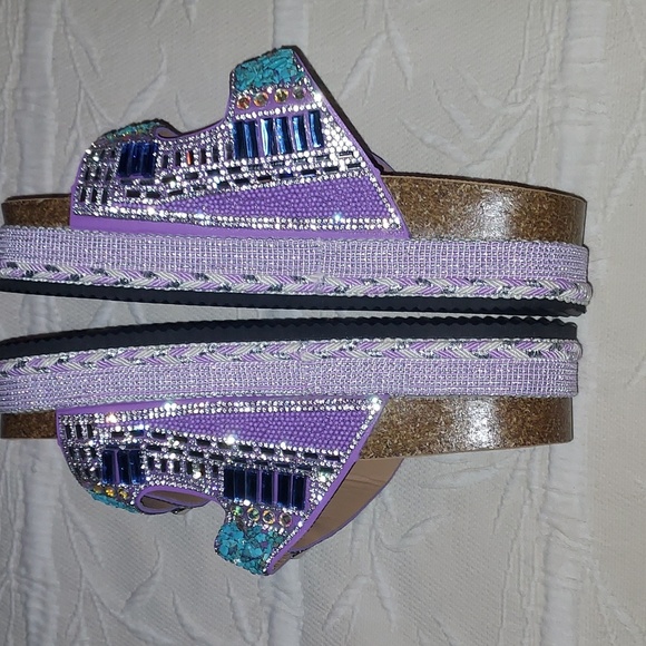 Sequined Sandals NWOT - Picture 5 of 10